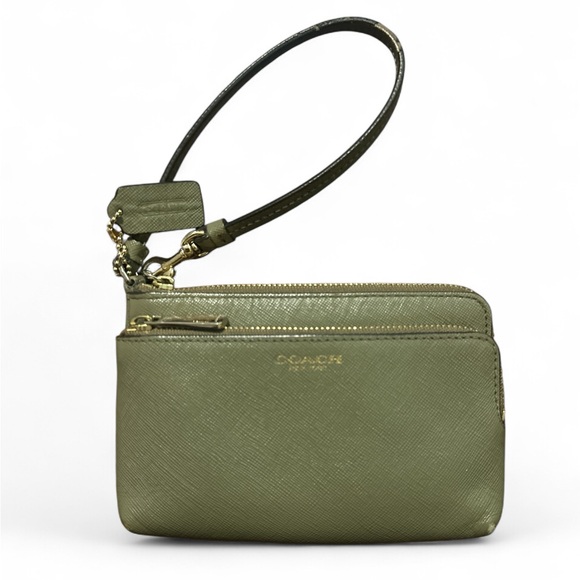 Coach Leather Wristlet - Picture 1 of 10
